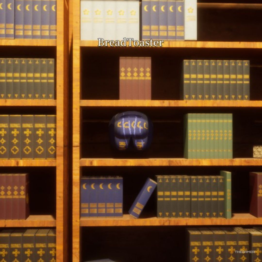Book disguise in library — Mansion